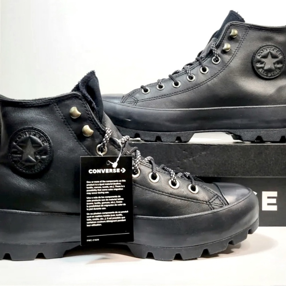 Converse Faux leather ankle boot.